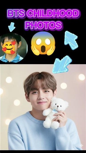 V as a Baby! 👶 BTS Members Childhood Photos 😱 Pehchan Kar Dikhao! #Shorts #v #taehyung #btschildhood