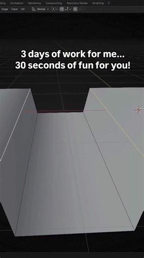 Bts of my latest animation Took alot of time to edit this reel🫠 Done in Blender/Houdini Hope you like it My Instagram: https://www.instagram.com/3dsharp | Hussain Ryhan