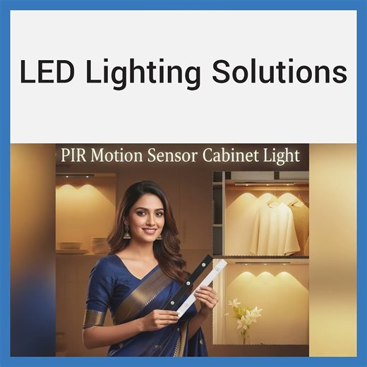 LumoGlow™ LED PIR Motion Sensor Cabinet Light