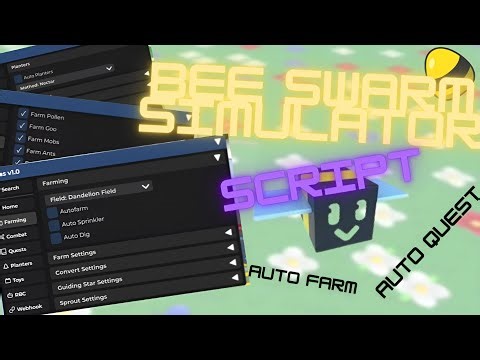 BEE SWARM SIMULATOR Script | No Key | AUTO DIG & AUTO FARM | Pastebin 2026 | MOBILE/PC