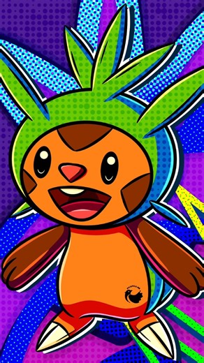 Day 588 Chespin • Pop Art Drawing
