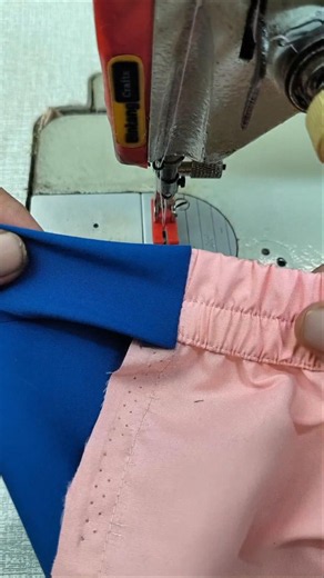 Easy Back Waistband Elastic Sewing Tip #sewing #sewingtutorial #sewinghacks
