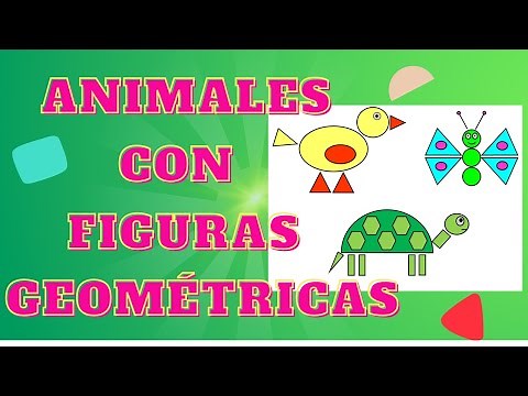 COMO DIBUJAR ANIMALES CON FIGURAS GEOMÉTRICAS PASO A PASO -How to draw ANIMALS WITH GEOMETRIC SHAPES