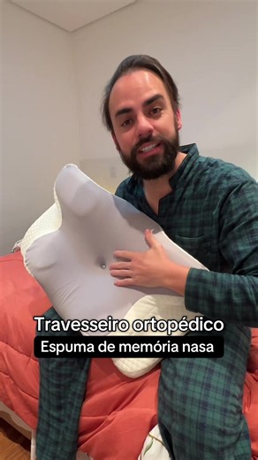 Travesseiro ortopédico borboleta original espuma NASA que se adapta sua cervical a #Travesseiro #TravesseiroOrtopédico #TravesseiroBorboleta #TravesseiroOriginal #gupaterlini