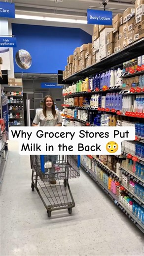 Why Grocery Stores Put Milk in the Back 😳