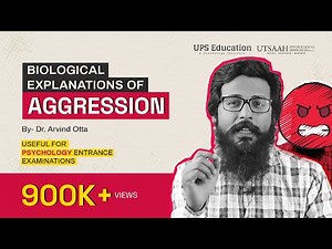 Psychology Entrance Exams important topic | Biological explanations of aggression | Dr. Arvind Otta