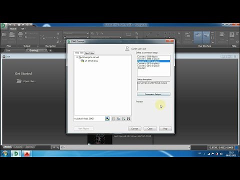 Cara Membuka File DWG AutoCAD Versi Baru Di AutoCAD Versi Lama