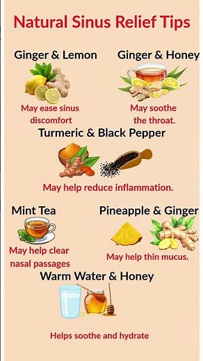6 Natural Remedies for Sinus Relief 🌿 | Clear Congestion Fast!