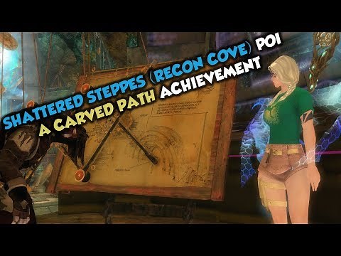 GW2 Grothmar Valley Shattered Steppes POI (Recon Cove) | A Carved Path Ash Camp Secret (REUPLOAD)