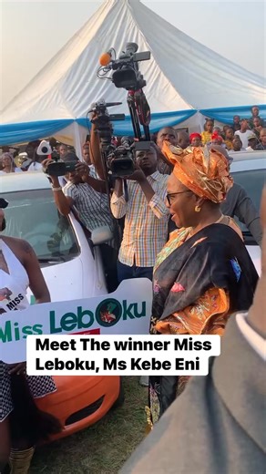 13K views · 408 reactions | Meet Winner for miss Leboku, Ms Kebe Eni after receiving her car from the wife of the governor of Cross River State Dr. Eyoanwan Otu | Calabargist | Facebook