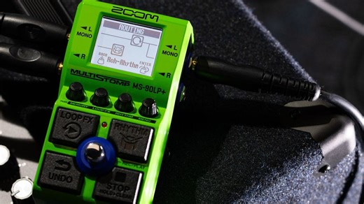 “The first looper pedal with dual AD converters and 32-bit float technology ”: Create 90 minute loops, add effects, rhythm patterns and layer ‘em up with Zoom’s next-gen MS-90LP  MultiStomp