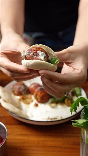 Non fried chilli garlic veg falafel recipe | harissa falafel #easyrecipes