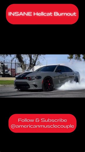 This Hellcat Burnout Is INSANE 🔥