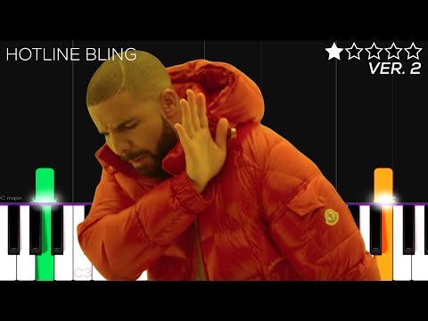 Drake - Hotline Bling | EASY Piano Tutorial