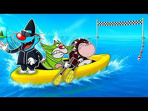 Roblox Oggy Doing Kayaking Race With Jack And Bob