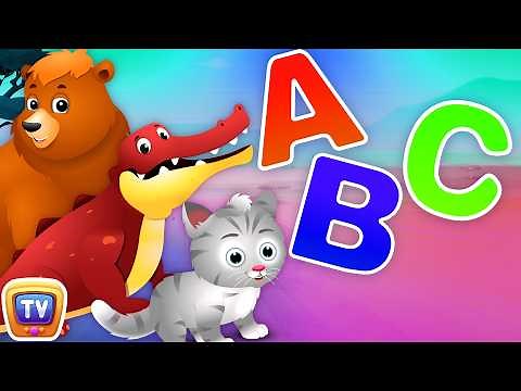 ABC Alphabet Animals – Animal Names and Animal Sounds - Toddler Learning Videos - ChuChu TV Classics