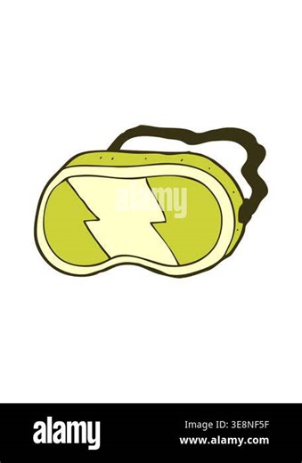 changing color animation of cartoon goggles Stock Video Footage - Alamy