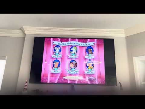 Angelina Ballerina The Big Performance 2005 DVD Menu Walkthrough