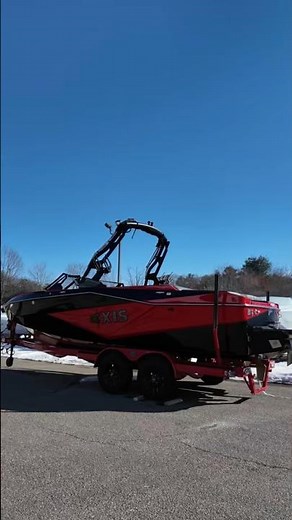 Unwrapping a 2026 AXIS T220 Wake Boat! Boating season almost back in the northeast! #boatlife