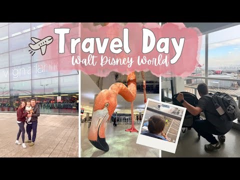 WALT DISNEY WORLD Travel Day 🎠| Virgin Atlantic ✈️ | Premium Economy | A330 NEO - Heathrow to Tampa
