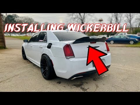 Installing Wickerbill on the Chrysler