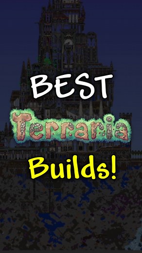 These are some of the BEST BUILDS in Terraria 🏠🌳 #gaming #terraria #terrariamemes #terrariagameplay #relogic #terrariamobile