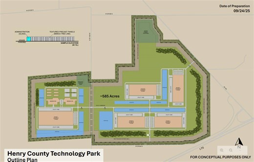 Commission tables vote on proposed data center in Henry County