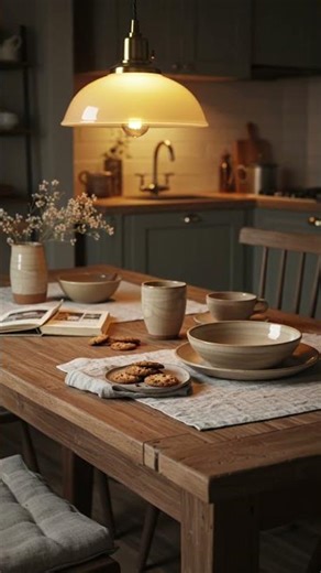 Rustic Kitchen Table Ideas You’ll Love! 🪑✨ #shorts