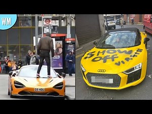 Angry People Vs Expensive Supercars