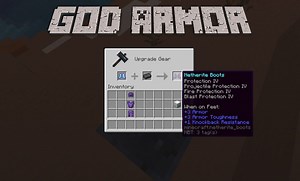 How to make God armor in Minecraft