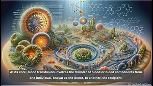 Blood transfusion in biology