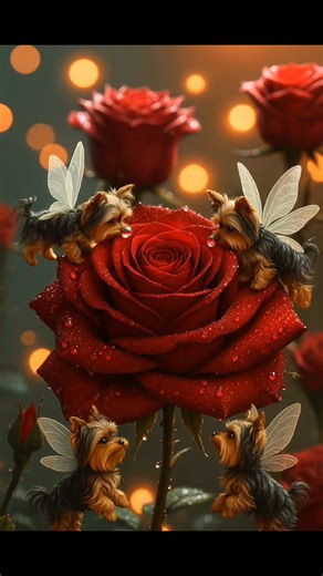 Good morning, world ✨🌼 The little Yorkie fairies are fluttering their wings to sprinkle a soft touch of magic into your day — tiny paws, tiny wings, and a whole lot of sunshine energy. 💛🧚‍♂️ #FairyYorkie #MagicalMorning #YorkieLove #TinyPaws #FairytaleVibes | Rita Piko