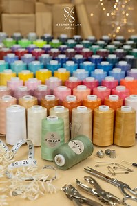 86 Colors All Purpose Sewing Thread 6000 Yards, 40/2 120G Serger Spun Thread, Overlock 100% Polyester Machine & Hand Sewing Thread Cone - Etsy