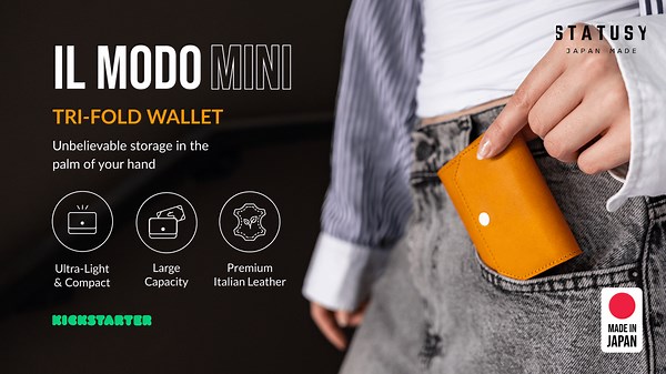 IL MODO MINI: Compact and Practical Tri-Fold Wallet for Life