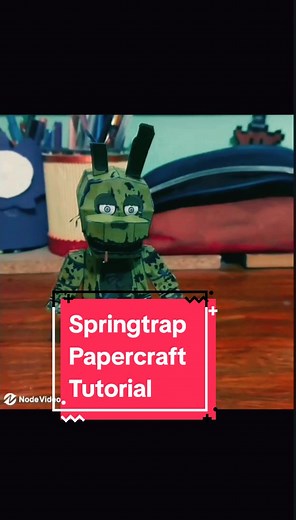 Springtrap Papercraft Tutorial: Create Your Own Model