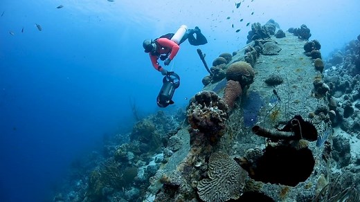 With Buddy Dive Resort, try DPV diving and explore Buddy's Reef, La Machaca, the Hilma Hooker and more iconic sites in Bonaire's crystal-clear waters. [sponsored] | Scuba Diving Magazine