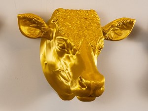 Cow Head Wall Sculpture & Decor | Cow Head Wall Art | Rustic Wall Decor | Animal Wall Art | Faux Taxidermy - Etsy