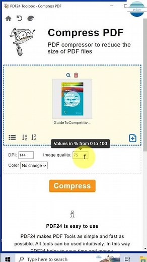 Cách giảm dung lượng tệp PDF giữ nguyên chất lượng | VniTeach Channel #shorts