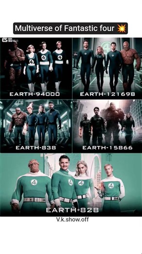 Which Earth has the BEST Fantastic Four?#Marvel#FantasticFourMovie #MultiverseOfMadness#MarvelTheory