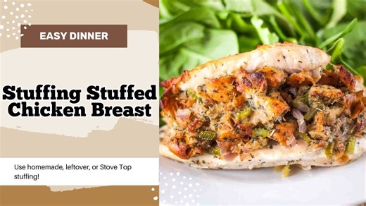 Stuffing Stuffed Chicken Breast (with Stove Top or Homemade)