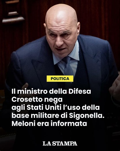 L’Italia ha negato agli Stati Uniti la base di Sigonella
