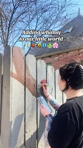 Adding whimsy to our little world.🐞🐝