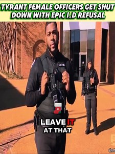 99K views · 2.8K reactions | Tyr.ant Female Officers Get SHUT DOWN With Epic I.D Refusal / First Amendment Audit | DJ Cops Usa | Facebook