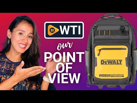 DEWALT PRO Backpack on Wheels | POV | Would you buy it?