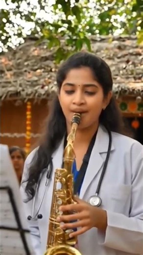 Beautiful Girl Playing Sax #lifeisbutadream #shortsfeed #music #shorts