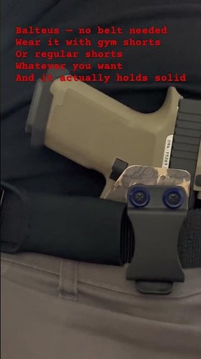 Balteus — Concealed Carry Without a Belt from @CasuallyTacticalLLC