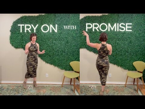 Is it Constricting or Easy to Walk in this Bodycon Dress? Try On with Promise!