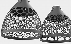 【设计师加油站】Grasshopper系列教程：# 054 Voronoi Pattern LampShade