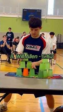 The fastest sport cup stackers in the world! 🤩 #sportstacking #cupstacking #speedstacks #asmr