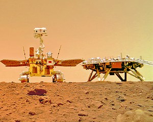 China's Zhurong Mars Rover Sends Back First Pictures from the Red Planet, Including a Selfie